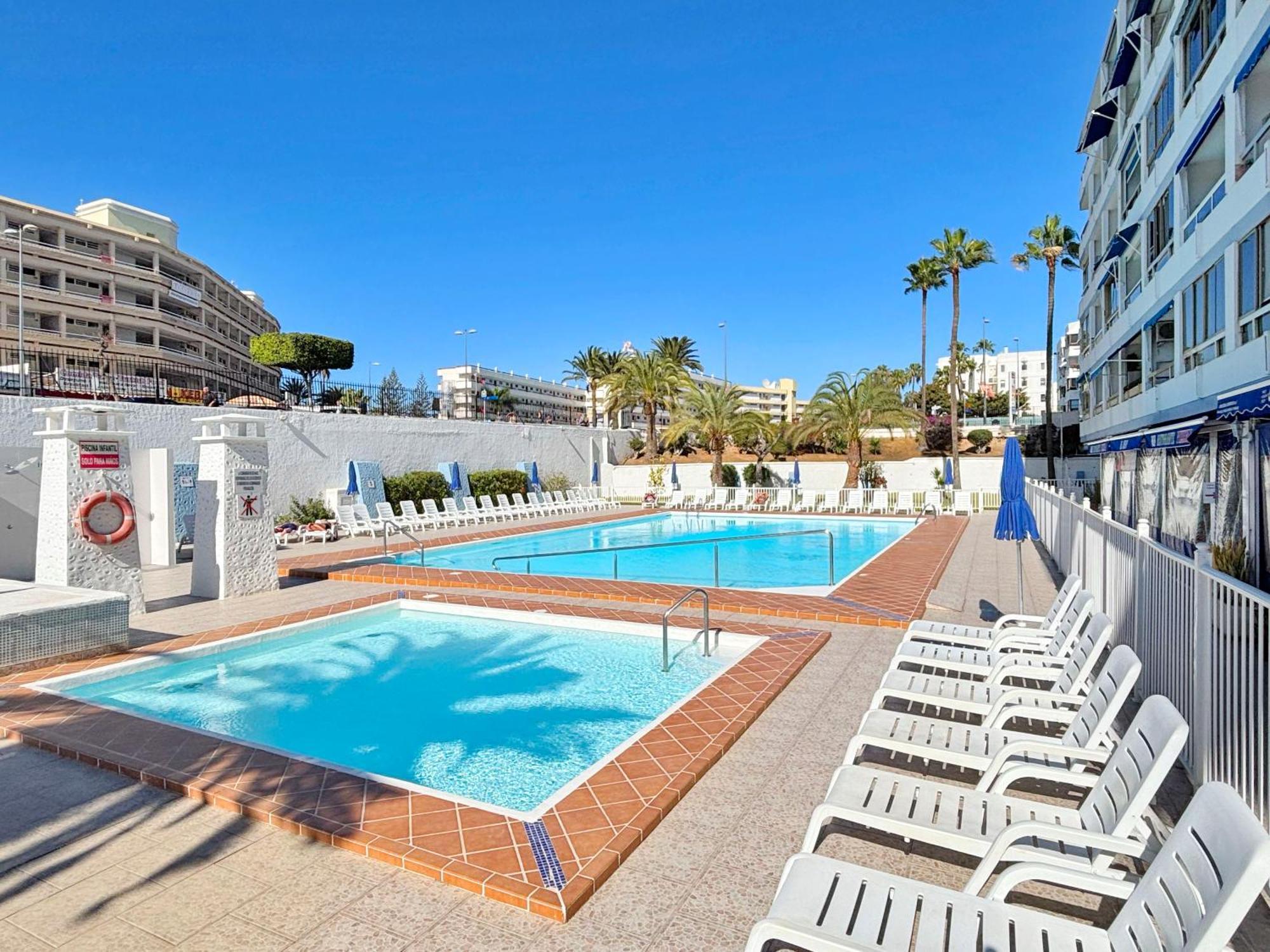 Gemütliche Retro-Wohnung in Playa del Inglés San Bartolomé Exterior foto